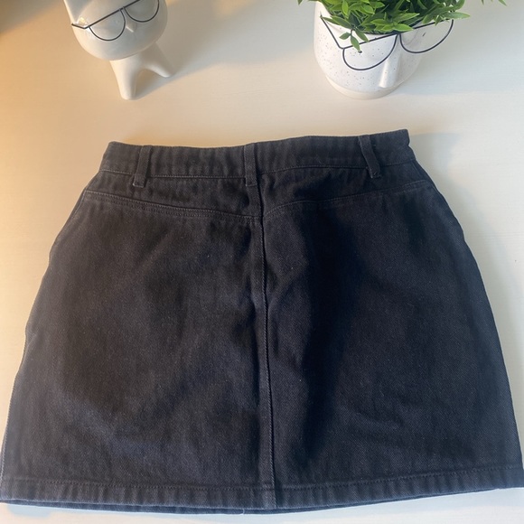 Black jean skirt - Picture 4 of 5